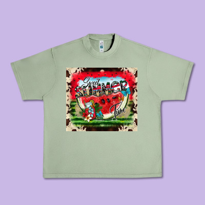 Sweet Summer Time Urban Heavy Tee Designed By Cowhidedigitalart
