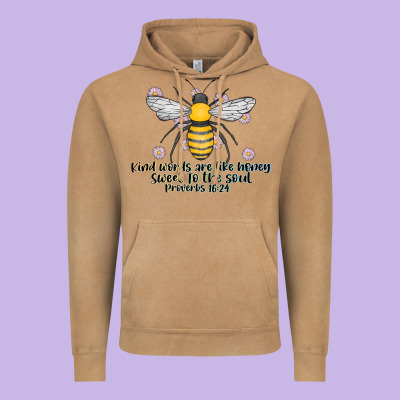Kinda Words Are Like Honey Sweet To The Soul Vintage Hoodie Designed By Cowhidedigitalart