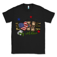 Black Love My Soldier Classic Tee - BarkalooDesign