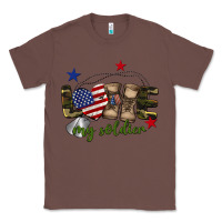 Chestnut Love My Soldier Classic Tee - BarkalooDesign