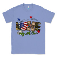 Colony Blue Love My Soldier Classic Tee - BarkalooDesign