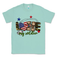 Seafoam Love My Soldier Classic Tee - BarkalooDesign