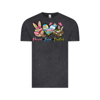 Vintage Black Peace love Easter Vintage Tee - LillyAllenDesigns