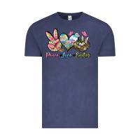 Vintage Denim Peace love Easter Vintage Tee - LillyAllenDesigns
