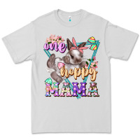 Dove Grey one hoppy mama Premium Tee - FaDigitalArtStudio