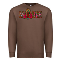 Chestnut madre floral aztec leopard Premium Sweatshirt - Jasminsmagicworld