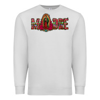 Dove Grey madre floral aztec leopard Premium Sweatshirt - Jasminsmagicworld