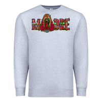 Heather Grey madre floral aztec leopard Premium Sweatshirt - Jasminsmagicworld