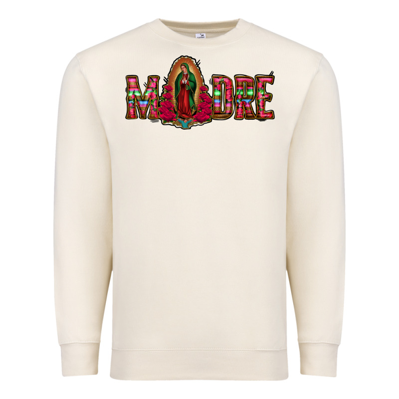 Madre Floral Aztec Leopard Premium Sweatshirt by Jasminsmagicworld | Teevron