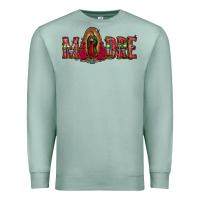 Seafoam madre floral aztec leopard Premium Sweatshirt - Jasminsmagicworld