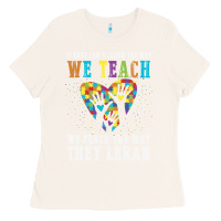 Bone Autism Awareness Teacher Ladies Tee - CowhideDigitalArt