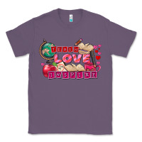 Lavender Valentine's Day teach love inspire Classic Tee - FaDigitalArtStudio