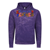 Cloud Purple all american teacher Vintage Hoodie - Artiststas