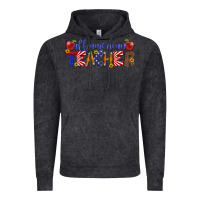 Vintage Black all american teacher Vintage Hoodie - Artiststas