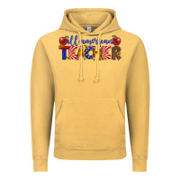 Vintage Mustard all american teacher Vintage Hoodie - Artiststas