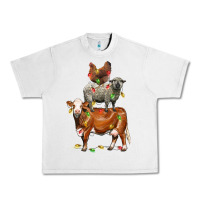 Lunar Rock Christmas cow sheep and chicken Urban Heavy Tee - LillyAllenDesigns