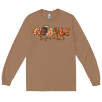Toasted Coconut Gobble Gobble Til You Wobble Long Sleeve Tee - LillyAllenDesigns