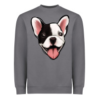 Storm French Bulldog Heavyweight Sweatshirt - Jasminsmagicworld