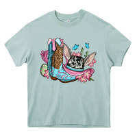 Arona Easter cowboy boots hat Heavy Core Tee - OliviaCreatesArt