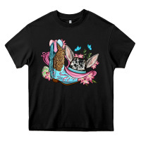 Black Easter cowboy boots hat Heavy Core Tee - OliviaCreatesArt