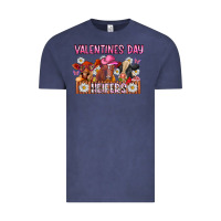 Vintage Denim valentines day heifers Vintage Tee - CowhideDigitalArt