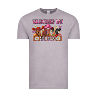Vintage Zinc valentines day heifers Vintage Tee - CowhideDigitalArt