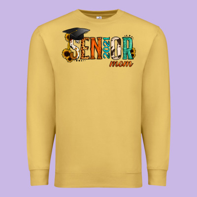 Mom Of A Senior 2021 Premium Sweatshirt Designed By Jasminsmagicworld