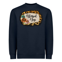 Navy blessed gigi Heavyweight Sweatshirt - Jasminsmagicworld