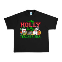 Black In My Holly Jolly Teacher Era Urban Heavy Tee - CowhideDigitalArt