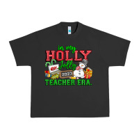 Pigment Black In My Holly Jolly Teacher Era Urban Heavy Tee - CowhideDigitalArt