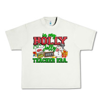Pistachio In My Holly Jolly Teacher Era Urban Heavy Tee - CowhideDigitalArt