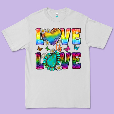 Western Love Lgbtq Tumbler Premium Tee Designed By Bundleandbundleshop