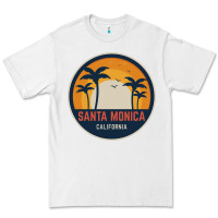 White santa monica california Premium Tee - artisFamous