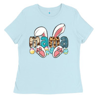 Baby Blue mama easter Ladies Tee - LillyAllenDesigns