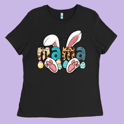 Mama Easter Ladies Tee Designed By Lillyallendesigns