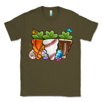 Army Green Easter Day Sports Easter sports carrots Classic Tee - OliviaCreatesArt