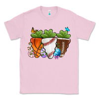 Bubblegum Pink Easter Day Sports Easter sports carrots Classic Tee - OliviaCreatesArt