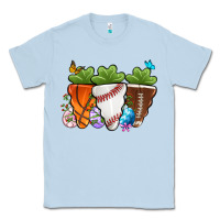 Dusty Blue Easter Day Sports Easter sports carrots Classic Tee - OliviaCreatesArt