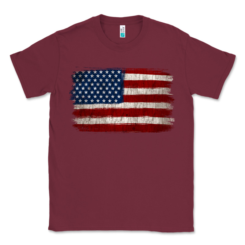 Distressed American Flag Classic Tee by Jasminsmagicworld | Teevron