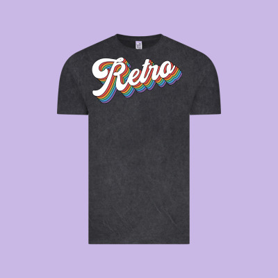 Retro Colorful Vintage Tee Designed By Chombo