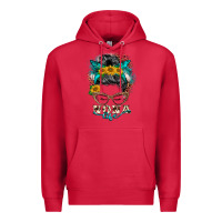 Cardinal nona life messy bun Premium Hoodie - BarkalooDesign