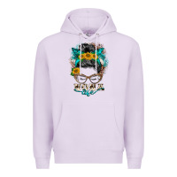 Lilac nona life messy bun Premium Hoodie - BarkalooDesign