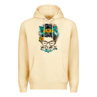 Pina Colada nona life messy bun Premium Hoodie - BarkalooDesign