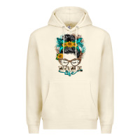 Sandshell nona life messy bun Premium Hoodie - BarkalooDesign