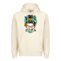 Tofu nona life messy bun Premium Hoodie - BarkalooDesign