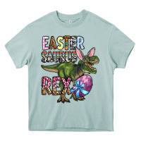 Arona Easter Saurus Rex Heavy Core Tee - OliviaCreatesArt