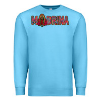Ocean Blue madrina lady of guadalupe Premium Sweatshirt - Jasminsmagicworld