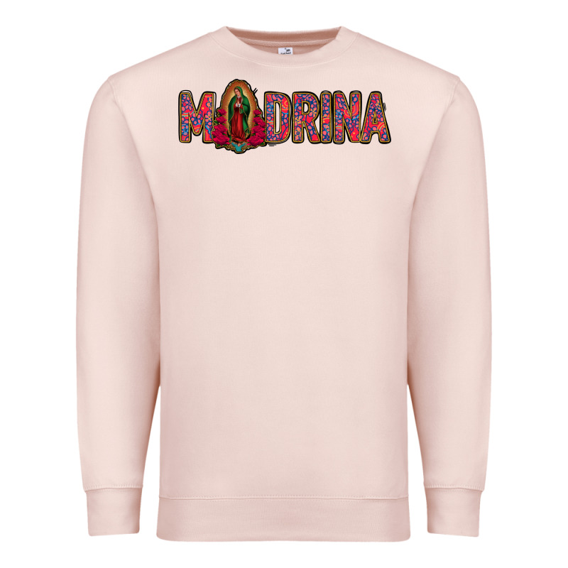 Madrina Lady Of Guadalupe Premium Sweatshirt by Jasminsmagicworld | Teevron