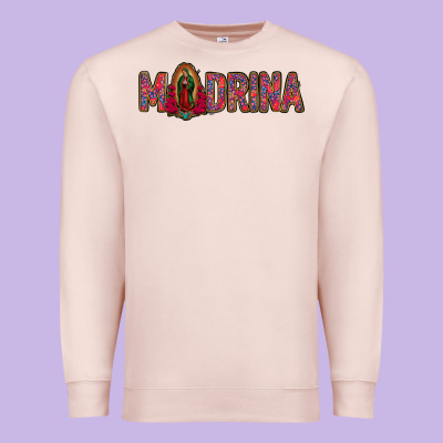 Madrina Lady Of Guadalupe Premium Sweatshirt Designed By Jasminsmagicworld