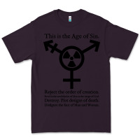 Plum this is the age of sin   transgender symbol Premium Tee - artisFamous